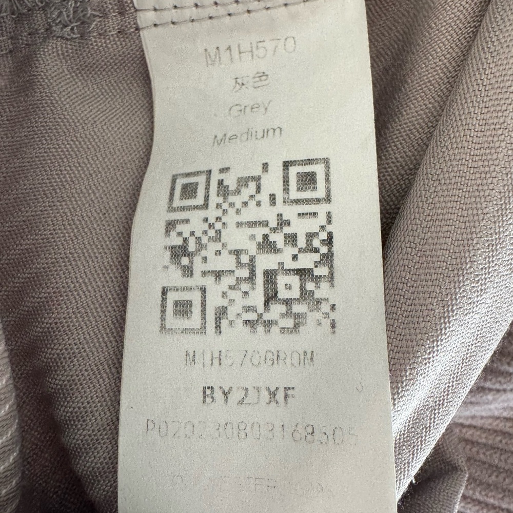 Elegant Gray Longline Button Down Corduroy Shacket Jacket - Picture 7 of 7